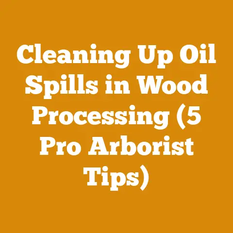 Cleaning Up Oil Spills in Wood Processing (5 Pro Arborist Tips)