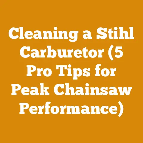 Cleaning a Stihl Carburetor (5 Pro Tips for Peak Chainsaw Performance)