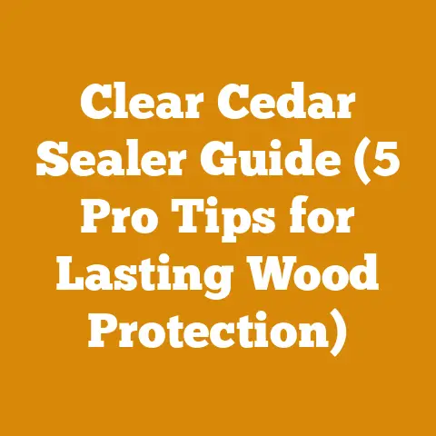 Clear Cedar Sealer Guide (5 Pro Tips for Lasting Wood Protection)