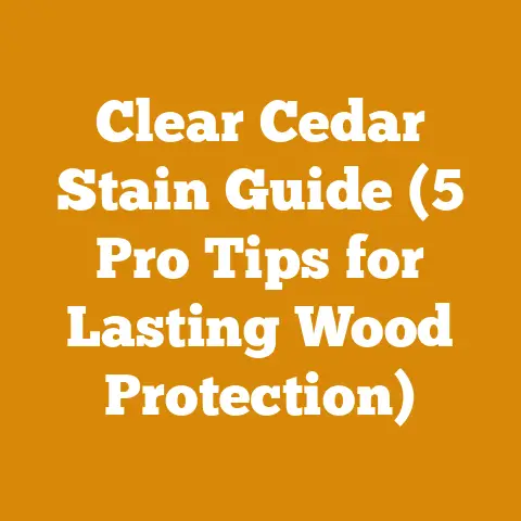Clear Cedar Stain Guide (5 Pro Tips for Lasting Wood Protection)