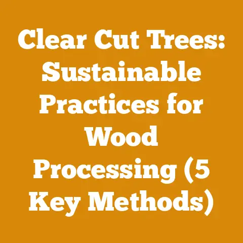 Clear Cut Trees: Sustainable Practices for Wood Processing (5 Key Methods)