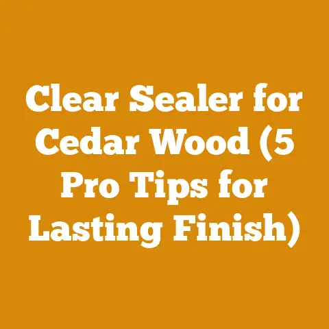 Clear Sealer for Cedar Wood (5 Pro Tips for Lasting Finish)