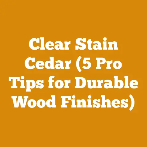 Clear Stain Cedar (5 Pro Tips for Durable Wood Finishes)