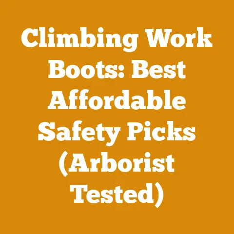 Climbing Work Boots: Best Affordable Safety Picks (Arborist Tested)