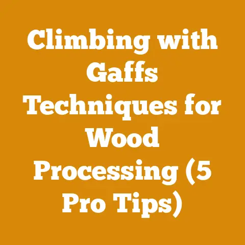 Climbing with Gaffs Techniques for Wood Processing (5 Pro Tips)