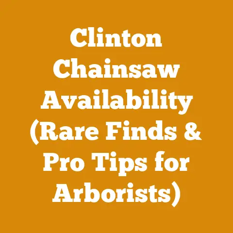 Clinton Chainsaw Availability (Rare Finds & Pro Tips for Arborists)