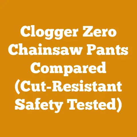 Clogger Zero Chainsaw Pants Compared (Cut-Resistant Safety Tested)