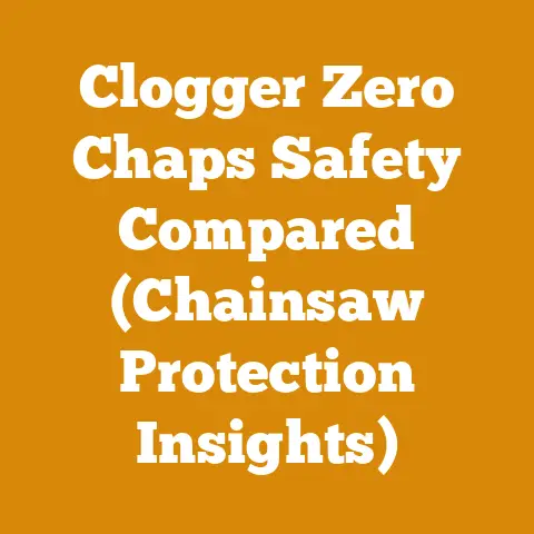 Clogger Zero Chaps Safety Compared (Chainsaw Protection Insights)