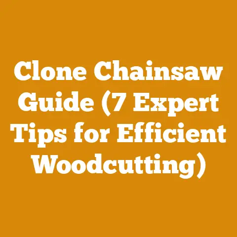 Clone Chainsaw Guide (7 Expert Tips for Efficient Woodcutting)