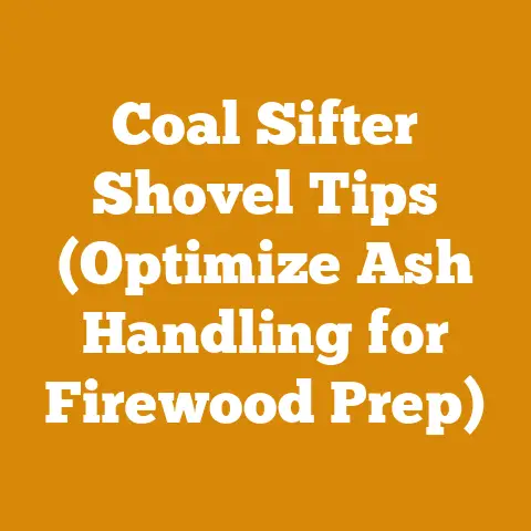 Coal Sifter Shovel Tips (Optimize Ash Handling for Firewood Prep)