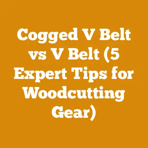 Cogged V Belt vs V Belt (5 Expert Tips for Woodcutting Gear)