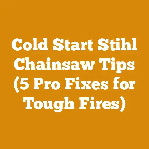 Cold Start Stihl Chainsaw Tips (5 Pro Fixes for Tough Fires)
