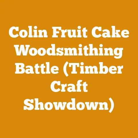 Colin Fruit Cake Woodsmithing Battle (Timber Craft Showdown)