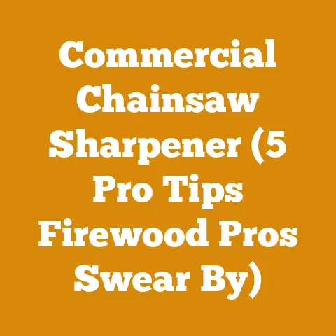 Commercial Chainsaw Sharpener (5 Pro Tips Firewood Pros Swear By)