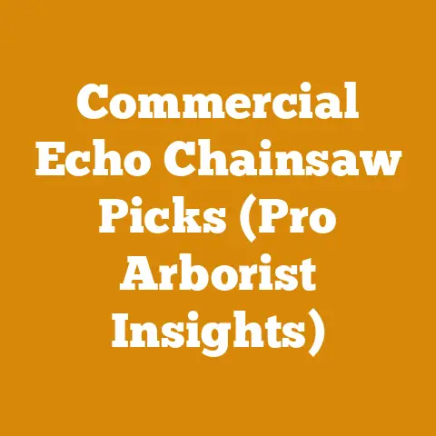 Commercial Echo Chainsaw Picks (Pro Arborist Insights)