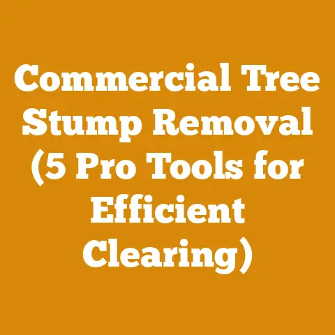 Commercial Tree Stump Removal (5 Pro Tools for Efficient Clearing)