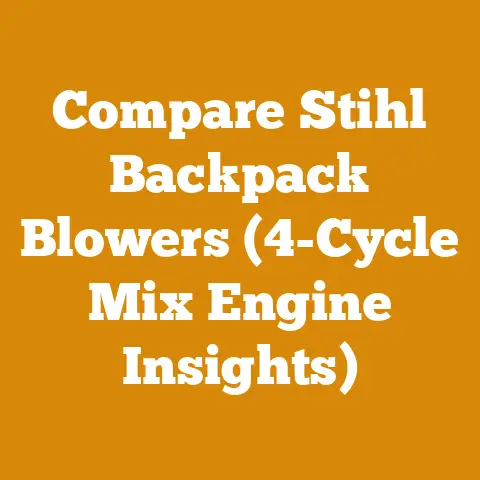Compare Stihl Backpack Blowers (4-Cycle Mix Engine Insights)