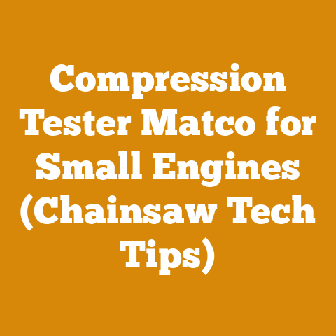 Compression Tester Matco for Small Engines (Chainsaw Tech Tips)