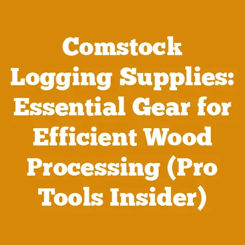 Comstock Logging Supplies: Essential Gear for Efficient Wood Processing (Pro Tools Insider)