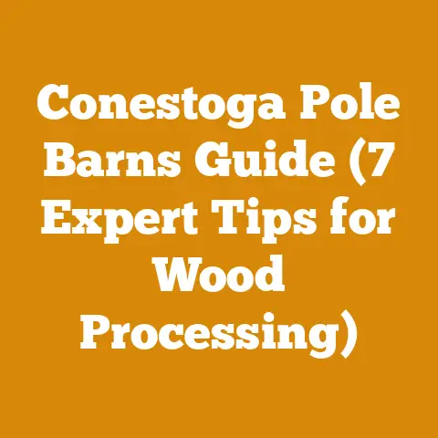 Conestoga Pole Barns Guide (7 Expert Tips for Wood Processing)