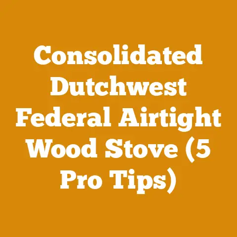 Consolidated Dutchwest Federal Airtight Wood Stove (5 Pro Tips)
