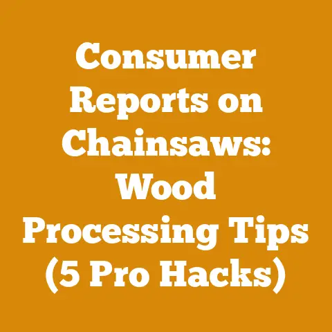 Consumer Reports on Chainsaws: Wood Processing Tips (5 Pro Hacks)