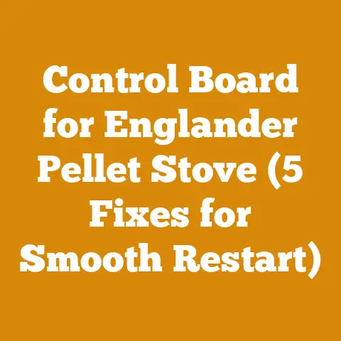 Control Board for Englander Pellet Stove (5 Fixes for Smooth Restart)