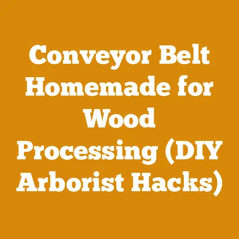 Conveyor Belt Homemade for Wood Processing (DIY Arborist Hacks)