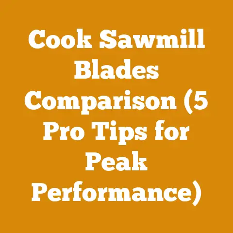 Cook Sawmill Blades Comparison (5 Pro Tips for Peak Performance)