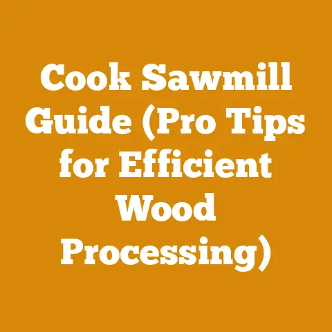 Cook Sawmill Guide (Pro Tips for Efficient Wood Processing)
