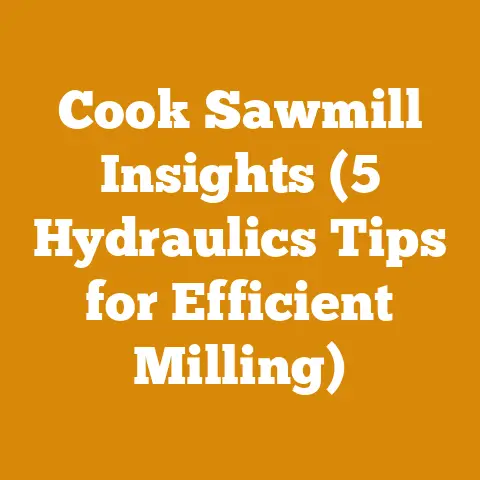 Cook Sawmill Insights (5 Hydraulics Tips for Efficient Milling)