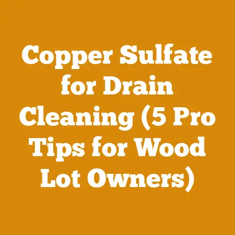 Copper Sulfate for Drain Cleaning (5 Pro Tips for Wood Lot Owners)