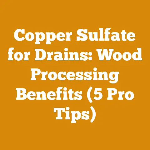 Copper Sulfate for Drains: Wood Processing Benefits (5 Pro Tips)