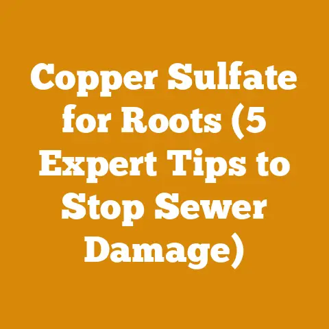 Copper Sulfate for Roots (5 Expert Tips to Stop Sewer Damage)