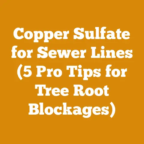 Copper Sulfate for Sewer Lines (5 Pro Tips for Tree Root Blockages)