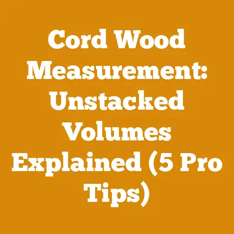 Cord Wood Measurement: Unstacked Volumes Explained (5 Pro Tips)