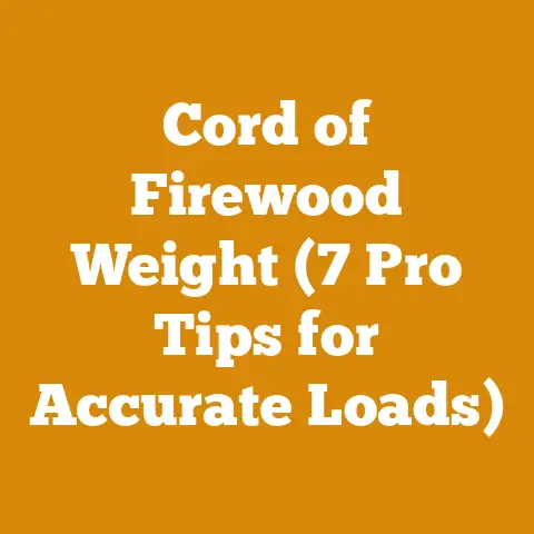 Cord of Firewood Weight (7 Pro Tips for Accurate Loads)