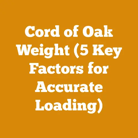 Cord of Oak Weight (5 Key Factors for Accurate Loading)