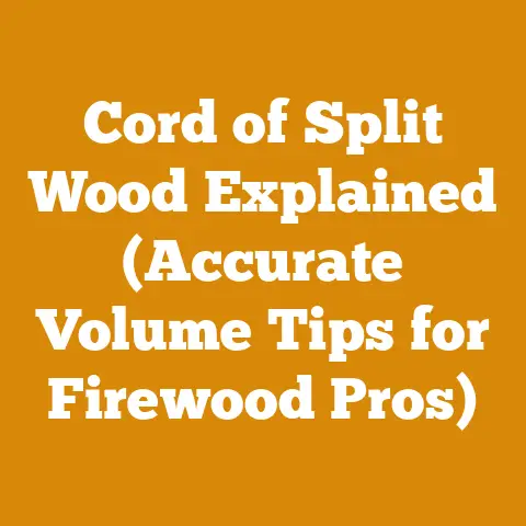Cord of Split Wood Explained (Accurate Volume Tips for Firewood Pros)