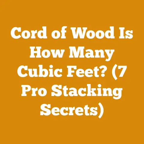 Cord of Wood Is How Many Cubic Feet? (7 Pro Stacking Secrets)