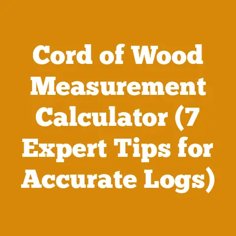Cord of Wood Measurement Calculator (7 Expert Tips for Accurate Logs)