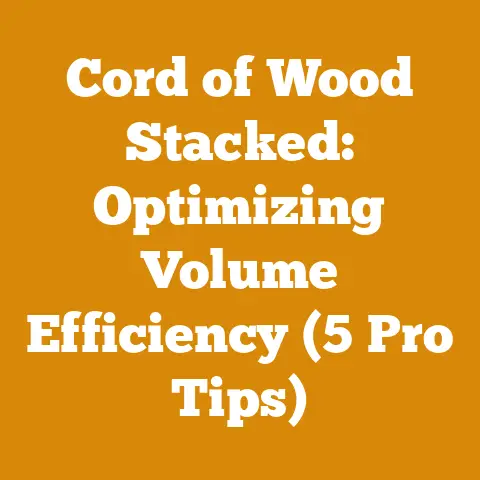 Cord of Wood Stacked: Optimizing Volume Efficiency (5 Pro Tips)