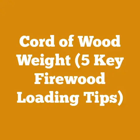 Cord of Wood Weight (5 Key Firewood Loading Tips)