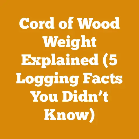 Cord of Wood Weight Explained (5 Logging Facts You Didn’t Know)
