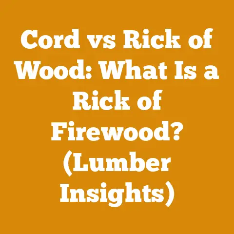 Cord vs Rick of Wood: What Is a Rick of Firewood? (Lumber Insights)