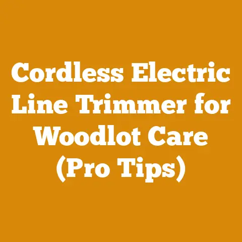 Cordless Electric Line Trimmer for Woodlot Care (Pro Tips)