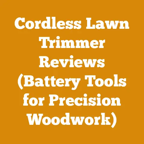 Cordless Lawn Trimmer Reviews (Battery Tools for Precision Woodwork)