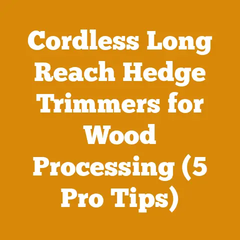 Cordless Long Reach Hedge Trimmers for Wood Processing (5 Pro Tips)