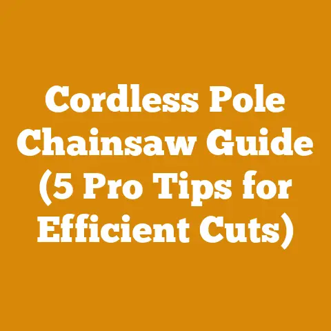 Cordless Pole Chainsaw Guide (5 Pro Tips for Efficient Cuts)