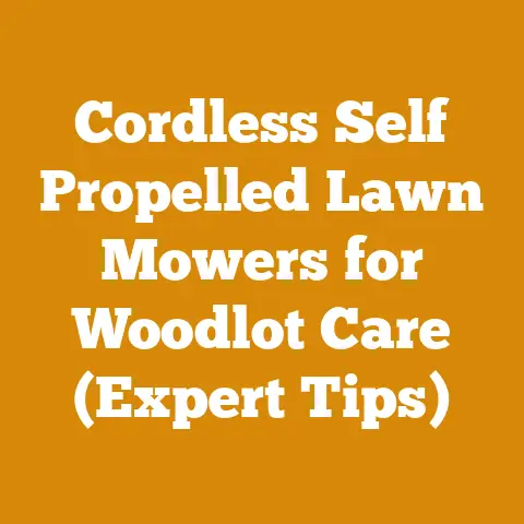 Cordless Self Propelled Lawn Mowers for Woodlot Care (Expert Tips)